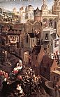 Scenes from the Passion of Christ [detail 1, left side] by Hans Memling
